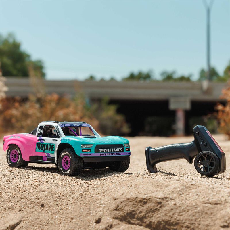 ARRMA MOJAVE GROM 223S BLX Brushless 4X4 Small Scale Desert Truck RTR with Battery & Charger - Teal