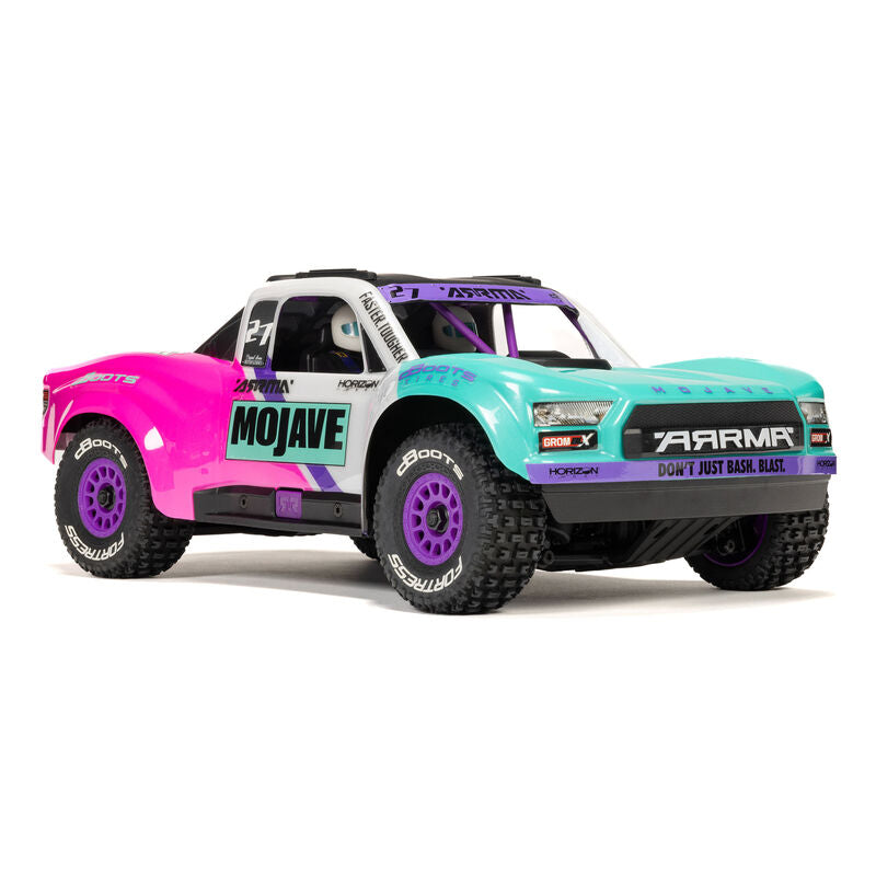 ARRMA MOJAVE GROM 223S BLX Brushless 4X4 Small Scale Desert Truck RTR with Battery & Charger - Teal