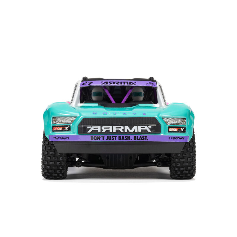 ARRMA MOJAVE GROM 223S BLX Brushless 4X4 Small Scale Desert Truck RTR with Battery & Charger - Teal