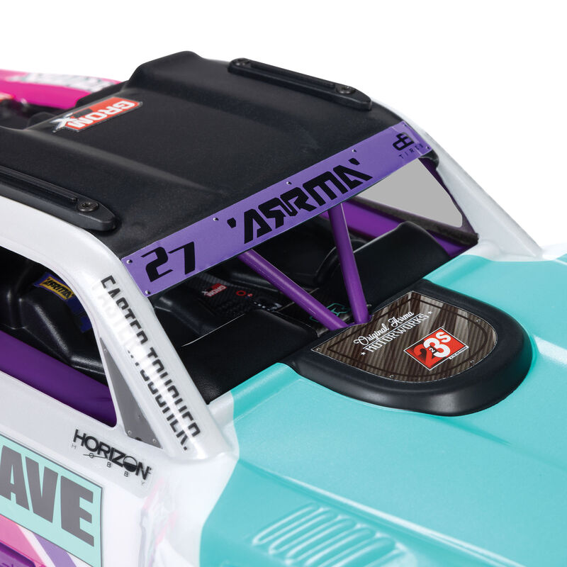 ARRMA MOJAVE GROM 223S BLX Brushless 4X4 Small Scale Desert Truck RTR with Battery & Charger - Teal