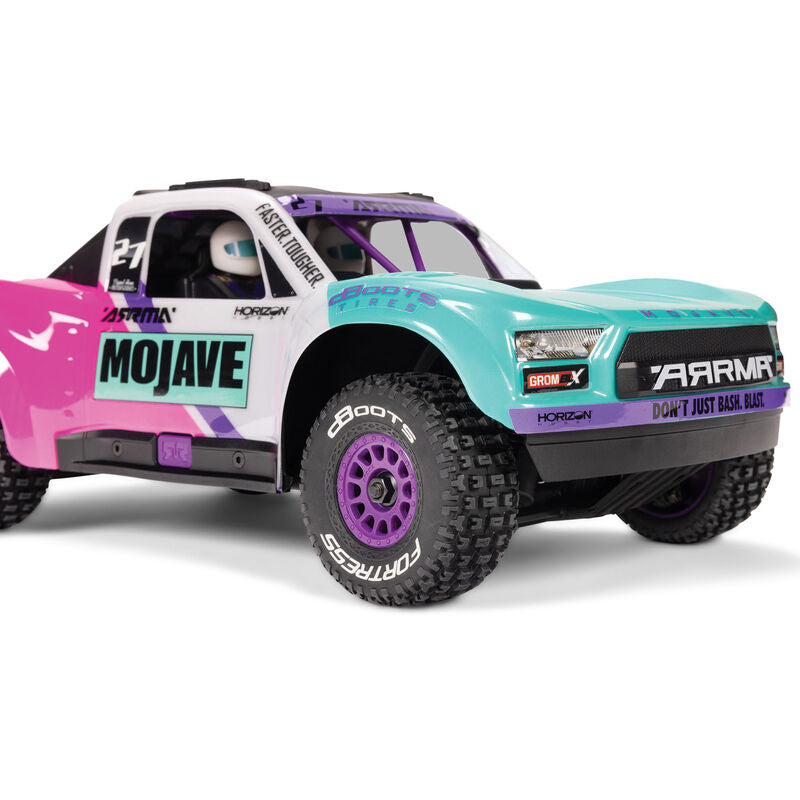 ARRMA MOJAVE GROM 223S BLX Brushless 4X4 Small Scale Desert Truck RTR with Battery & Charger - Teal