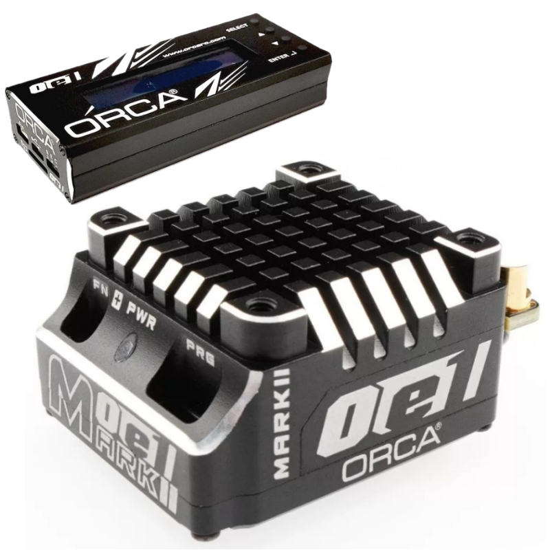 ORCA OE1 MK2 PRO ESC, Factory Pre Wired by ORCA With Program Card Combo