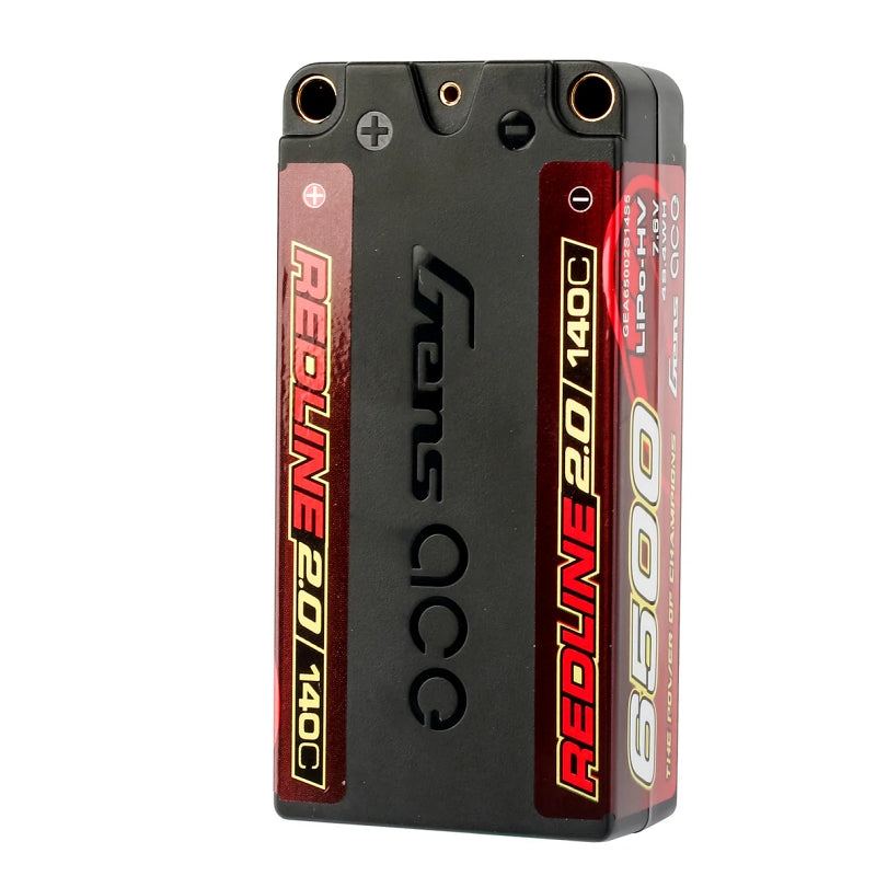 GENS ACE Redline 2.0 6500mAh 2S 140C 7.6V HV Shorty Lipo Battery