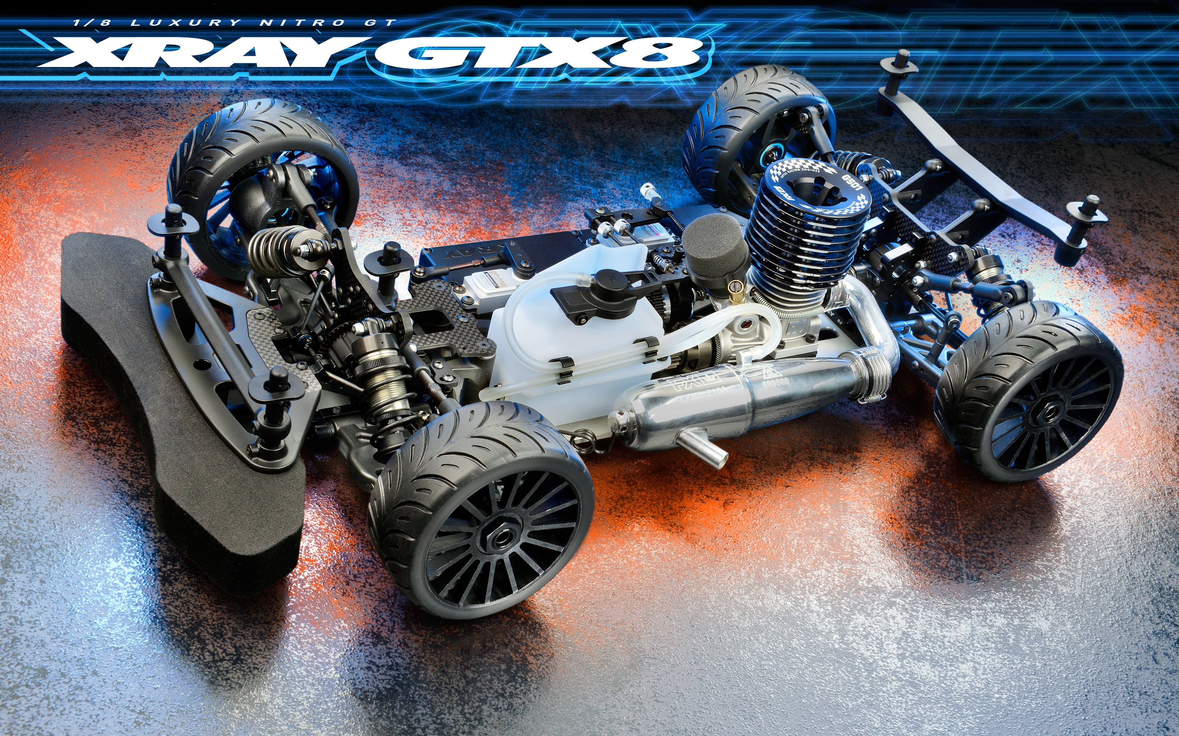 XRAY: GTX'24 - 1/8 LUXURY NITRO ON-ROAD GT CAR