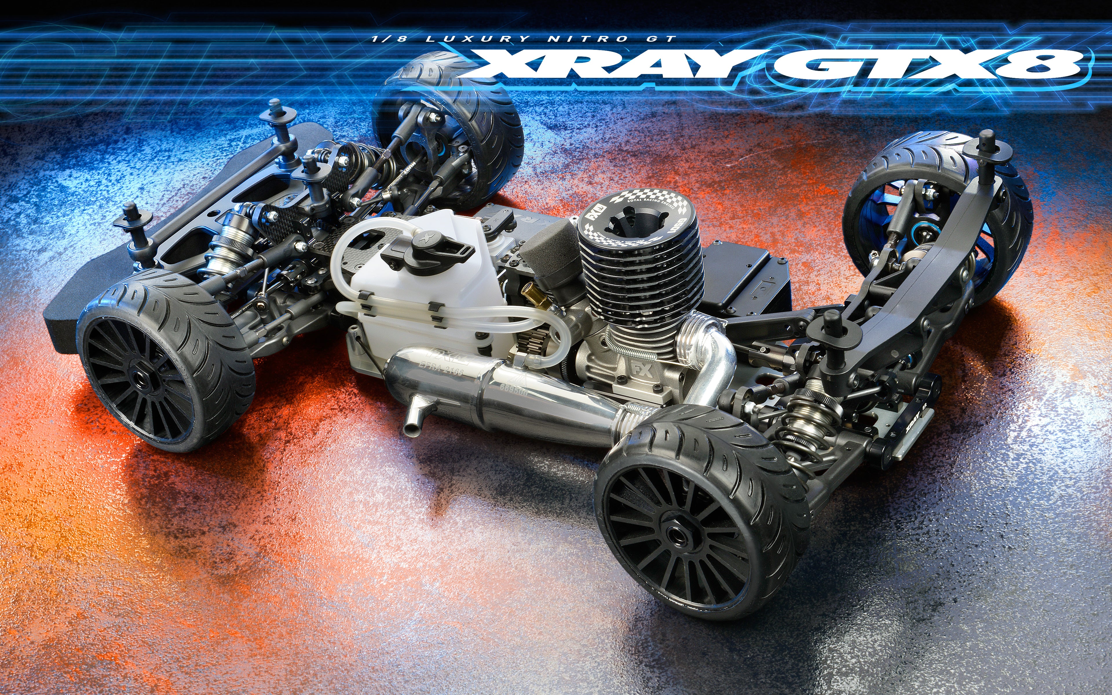 XRAY: GTX'24 - 1/8 LUXURY NITRO ON-ROAD GT CAR