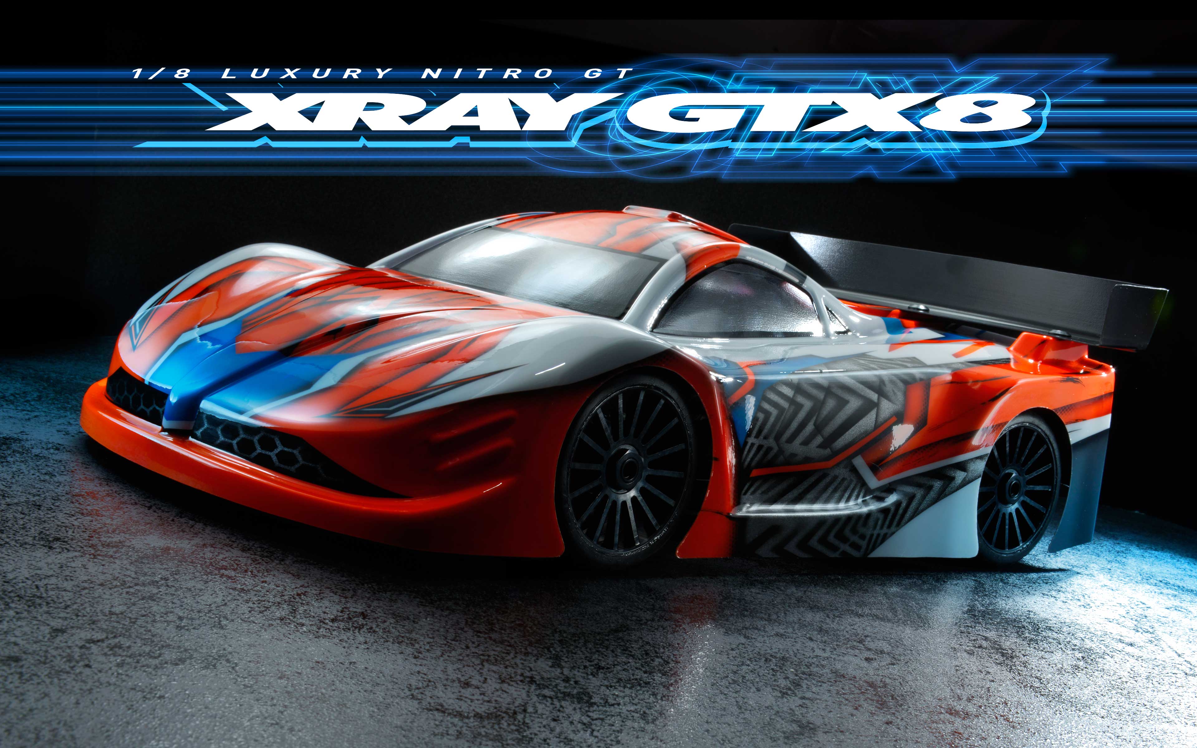 XRAY: GTX'24 - 1/8 LUXURY NITRO ON-ROAD GT CAR