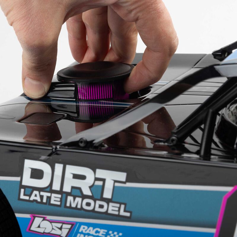 LOSI 22S Dirt Late Model (NZ Super Saloon), 1/10 2WD RTR Dirt Oval - BLUE