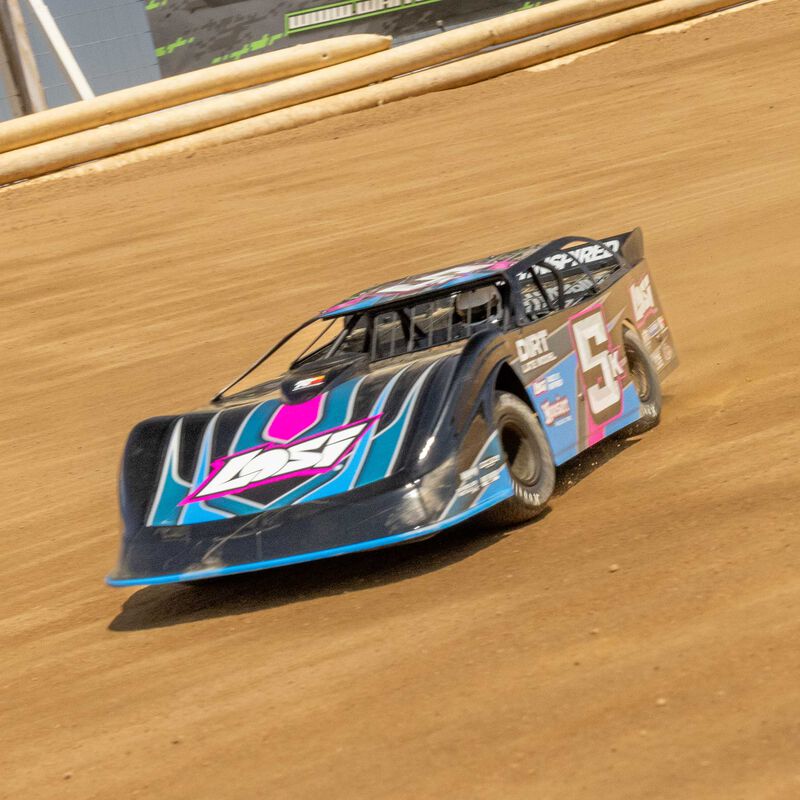 LOSI 22S Dirt Late Model (NZ Super Saloon), 1/10 2WD RTR Dirt Oval - BLUE