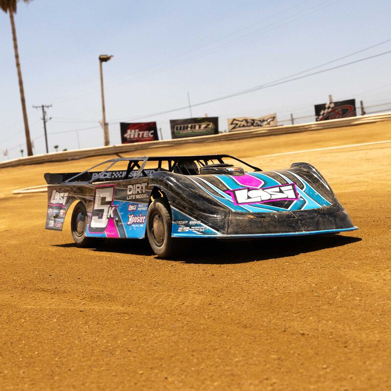 LOSI 22S Dirt Late Model (NZ Super Saloon), 1/10 2WD RTR Dirt Oval - BLUE