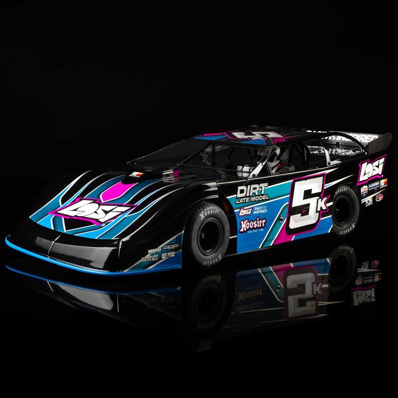 LOSI 22S Dirt Late Model (NZ Super Saloon), 1/10 2WD RTR Dirt Oval - BLUE
