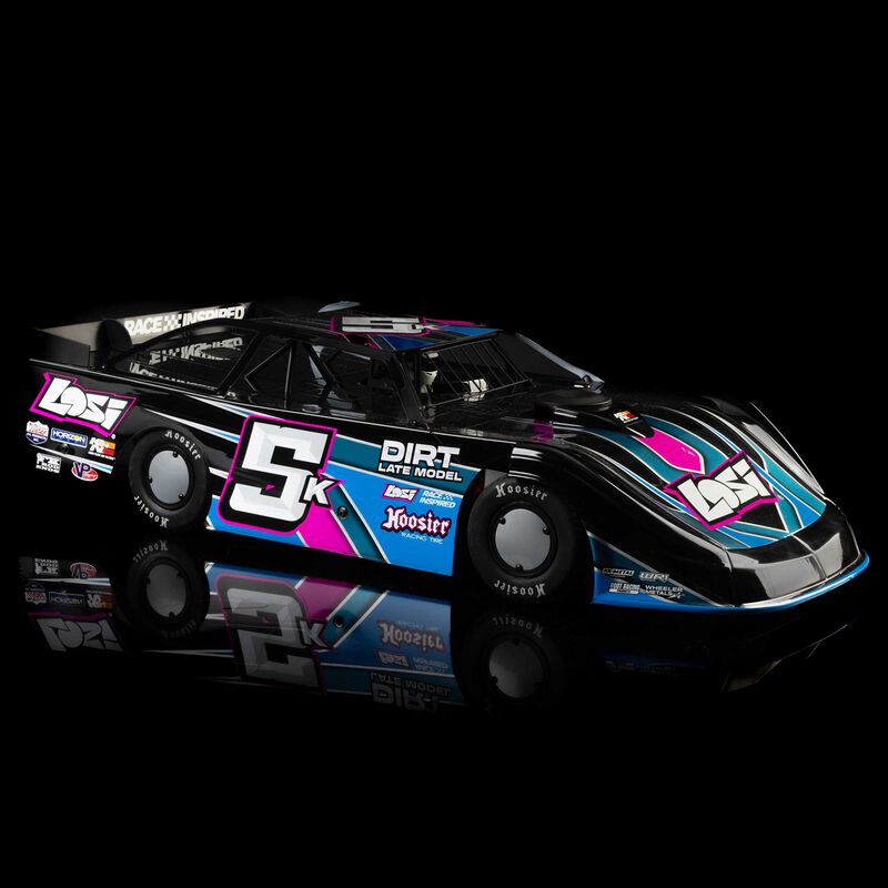 LOSI 22S Dirt Late Model (NZ Super Saloon), 1/10 2WD RTR Dirt Oval - BLUE