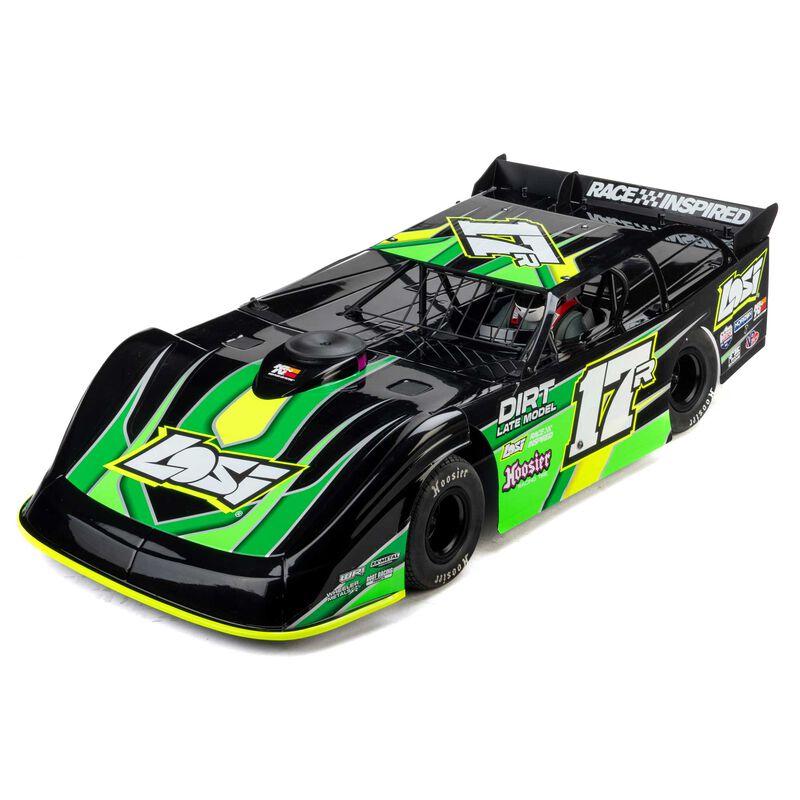 LOSI 22S Dirt Late Model (NZ Super Saloon), 1/10 2WD RTR Dirt Oval - GREEN