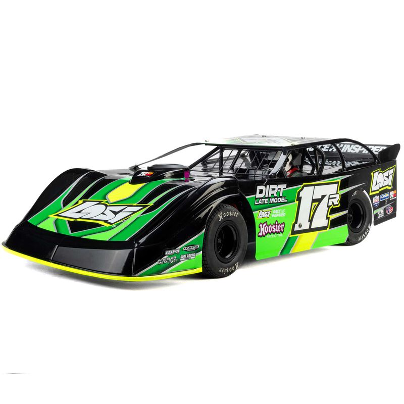LOSI 22S Dirt Late Model (NZ Super Saloon), 1/10 2WD RTR Dirt Oval - GREEN
