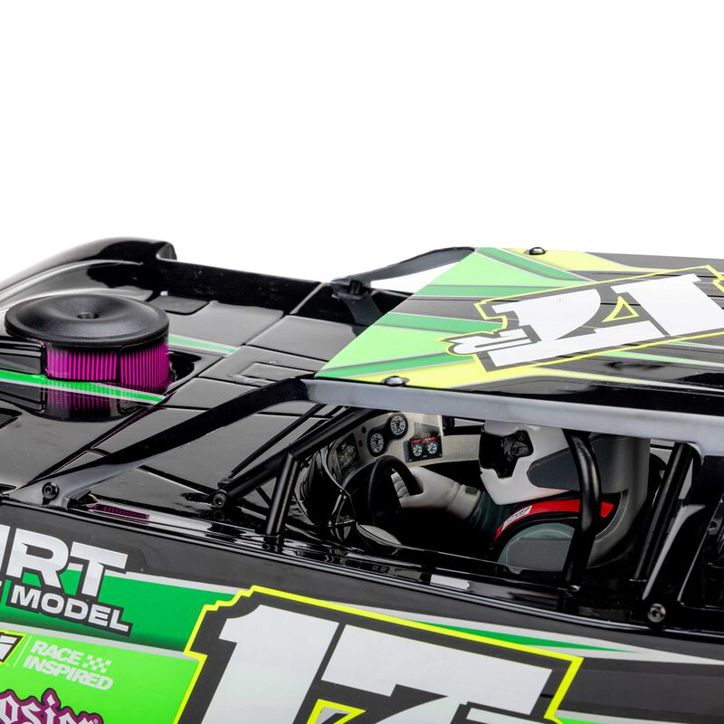LOSI 22S Dirt Late Model (NZ Super Saloon), 1/10 2WD RTR Dirt Oval - GREEN
