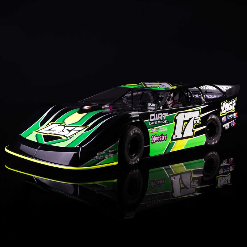 LOSI 22S Dirt Late Model (NZ Super Saloon), 1/10 2WD RTR Dirt Oval - GREEN