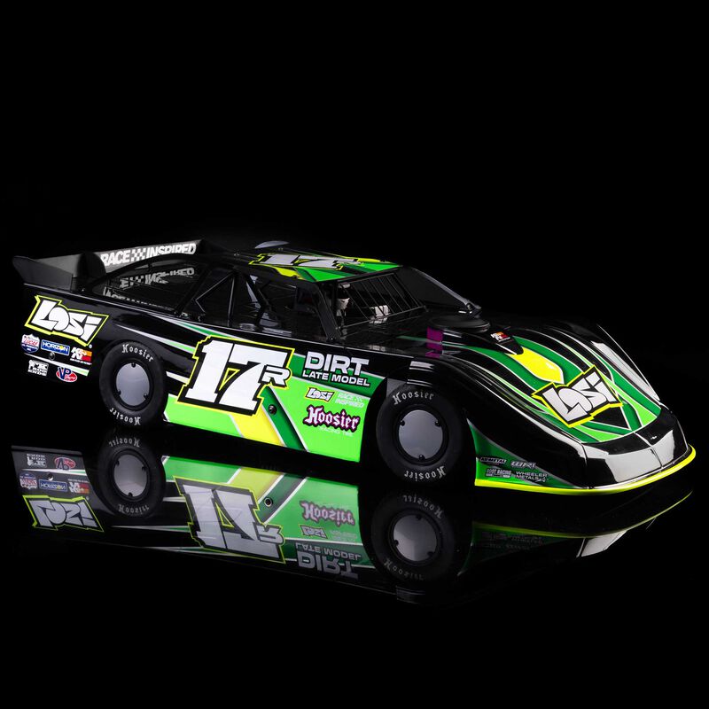 LOSI 22S Dirt Late Model (NZ Super Saloon), 1/10 2WD RTR Dirt Oval - GREEN