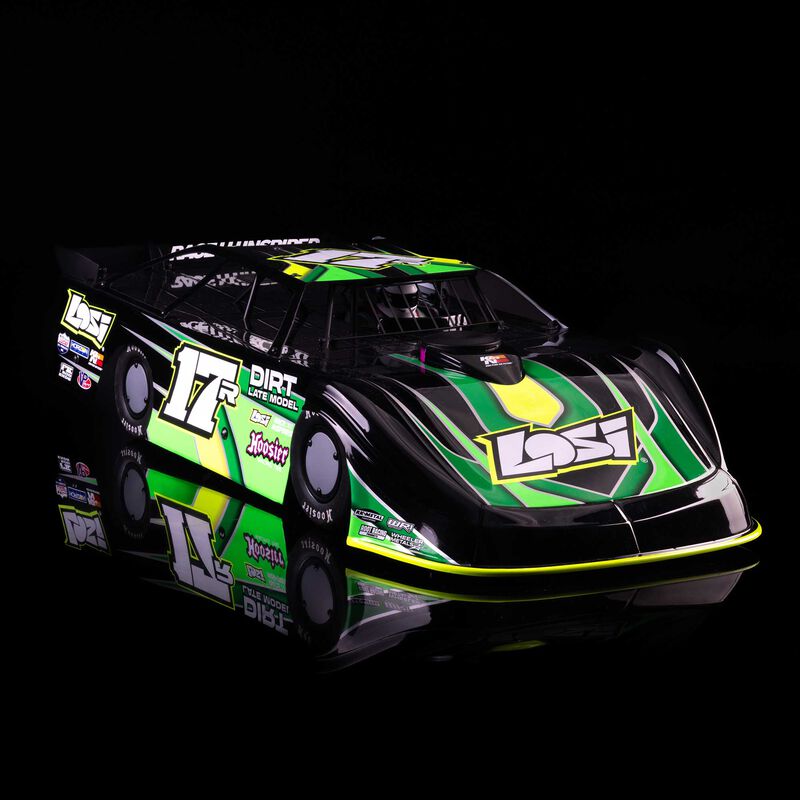 LOSI 22S Dirt Late Model (NZ Super Saloon), 1/10 2WD RTR Dirt Oval - GREEN