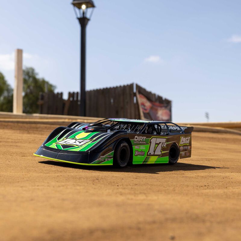 LOSI 22S Dirt Late Model (NZ Super Saloon), 1/10 2WD RTR Dirt Oval - GREEN