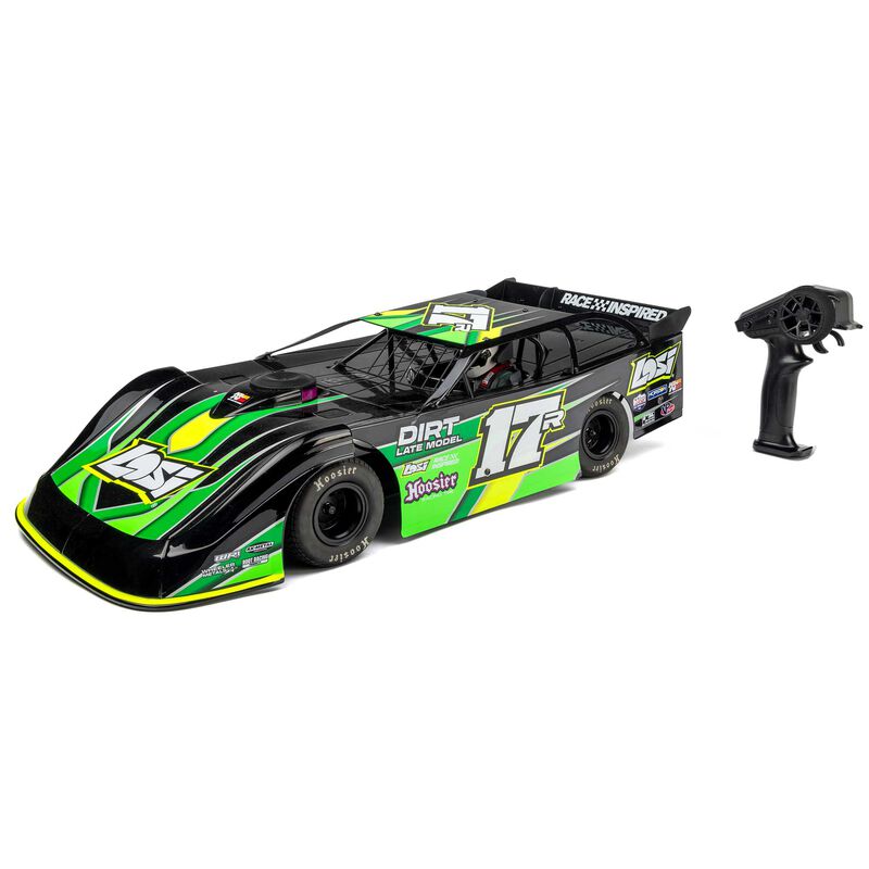 LOSI 22S Dirt Late Model (NZ Super Saloon), 1/10 2WD RTR Dirt Oval - GREEN