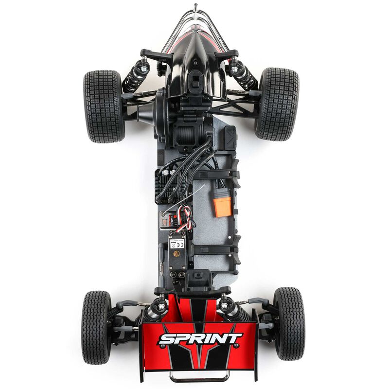 LOSI 22S Sprint, RTR with Battery and Charger, Red: 1/10 2WD