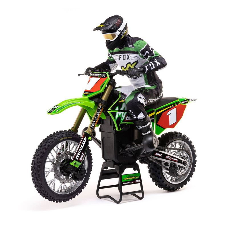 LOSI: 1/4 Promoto-MX Motorcycle RTR with Smart Battery and Charger, Pro Circuit