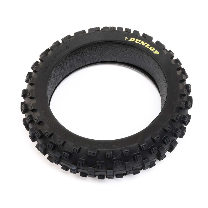 LOSI: Dunlop MX53 Rear Tire w/Foam, 60 Shore: PM-MX