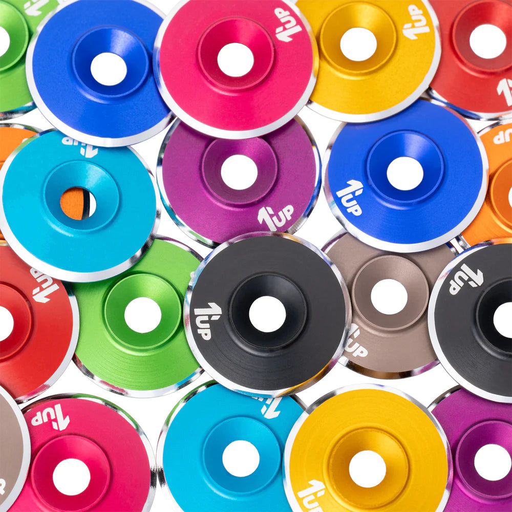 1UP RACING: 7075 LOWPRO WING WASHERS — One 7 RC