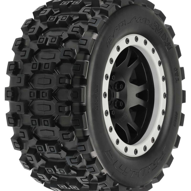 PRO-LINE: 1/5 Scale Badlands MX43 Pro-Loc Mnt Impulse Blk,Grey(2):XMX
