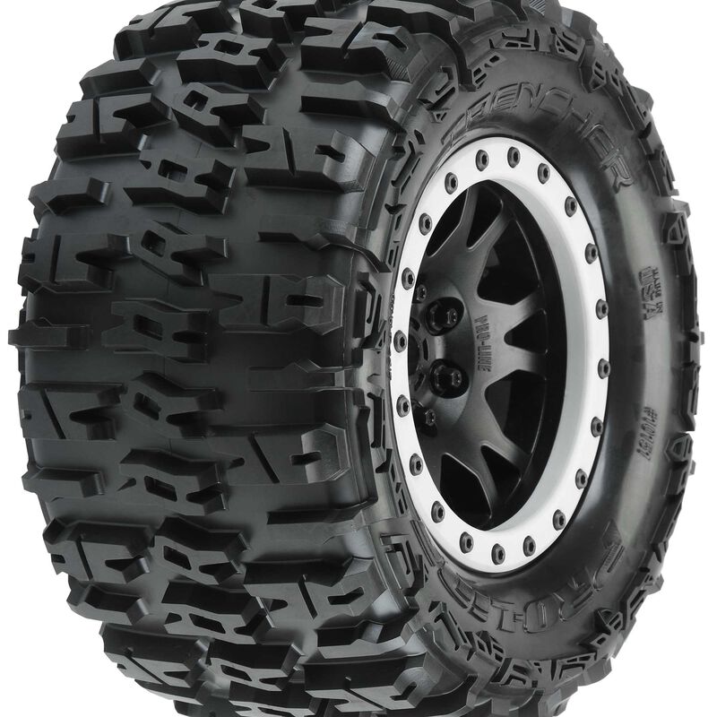 PRO-LINE: Trencher 4.3" X-MAXX MTD Impulse Blk/Gry F/R