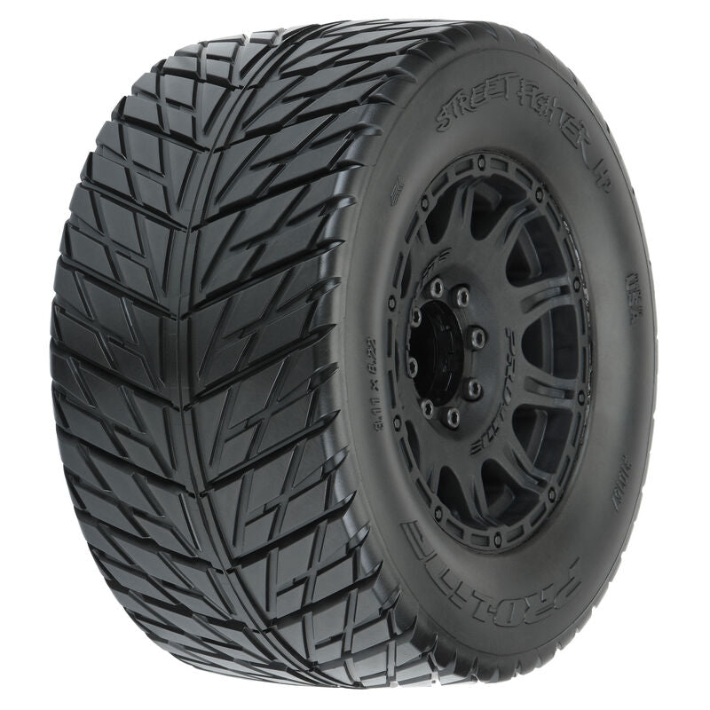 PRO-LINE: Street Fighter HP 3.8 BELTED Tires MTD Raid Wheels