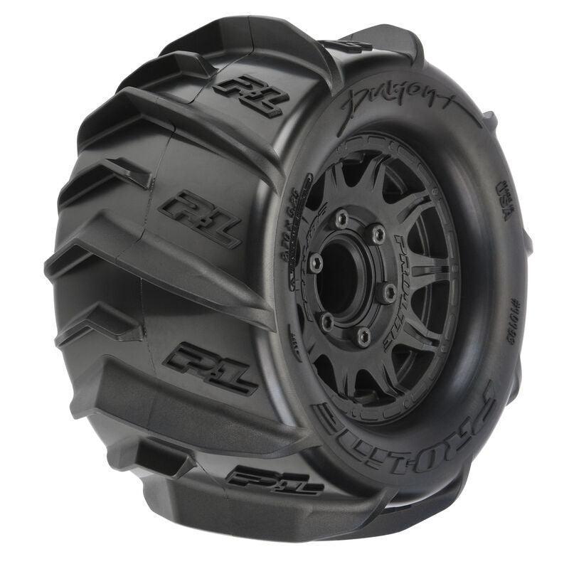 PRO-LINE: Dumont 2.8" Sand/Snow MTD Raid Blk Whls F/R