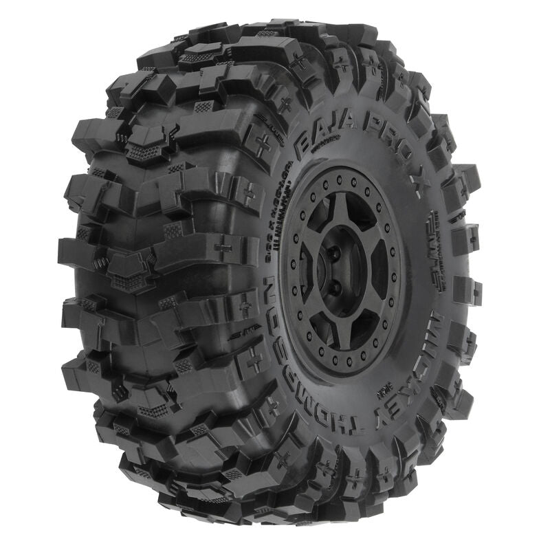 PRO-LINE: 1/10 Baja ProX G8 F/R 1.9 MTD 12mm Blk Holcomb (2)