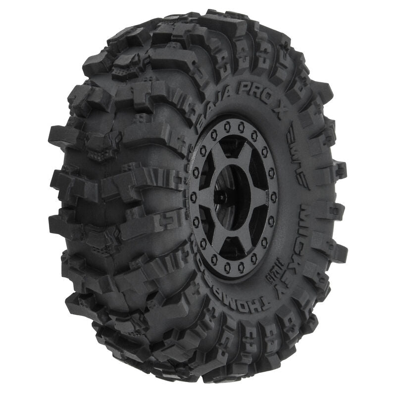 PRO-LINE: 1/24 Mickey Thompson Baja Pro X F/R 1.0 MTD 7mm Black Holcomb (4)