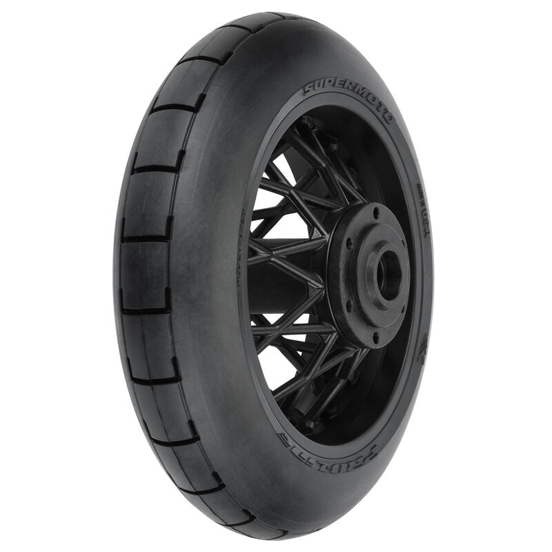 PRO-LINE: 1/4 Supermoto S3 Motorcycle Rear Tire MTD Black (1): PROMOTO-MX