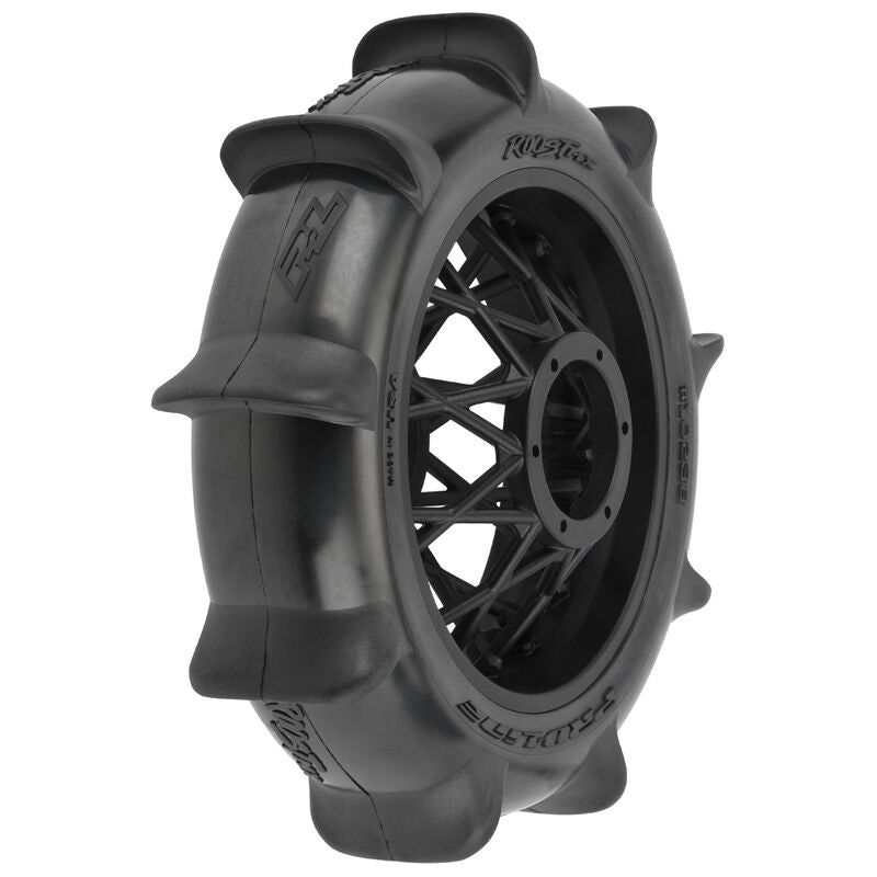 PRO-LINE: 1/4 Roost MX Sand/Snow Paddle Rear Tire MTD Black (1): PROMOTO-MX