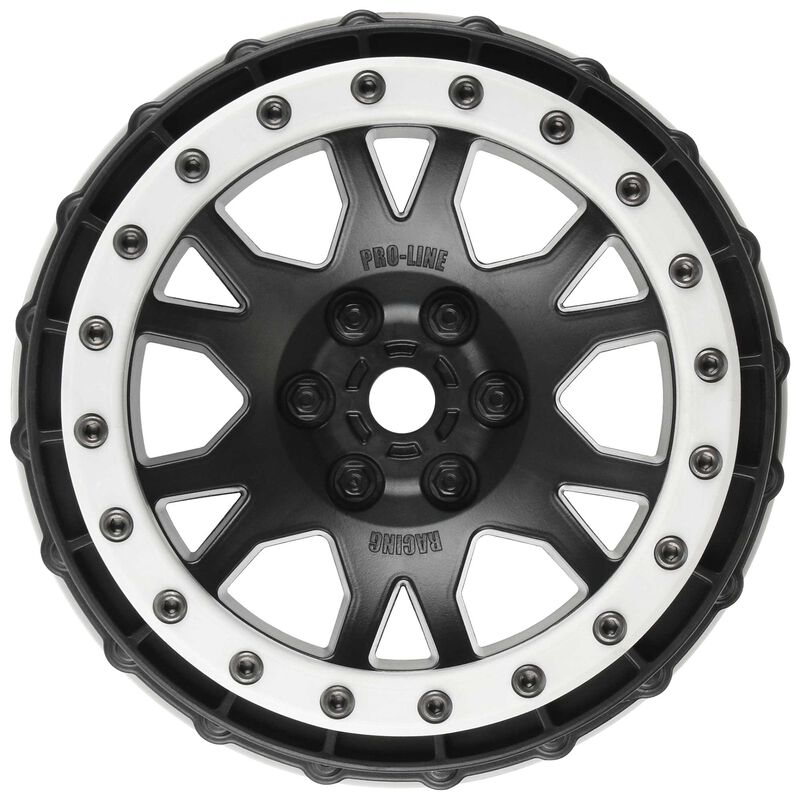 PRO-LINE: Impulse Pro-Loc Black Wheel w/Gray Ring: XMX(2)