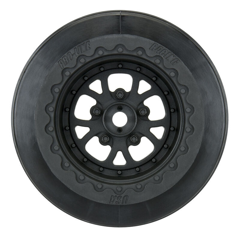 PRO-LINE: Pomona Drag Spec 2.2/3.0" Blk Slash 2wd Rr/4x4 F/R