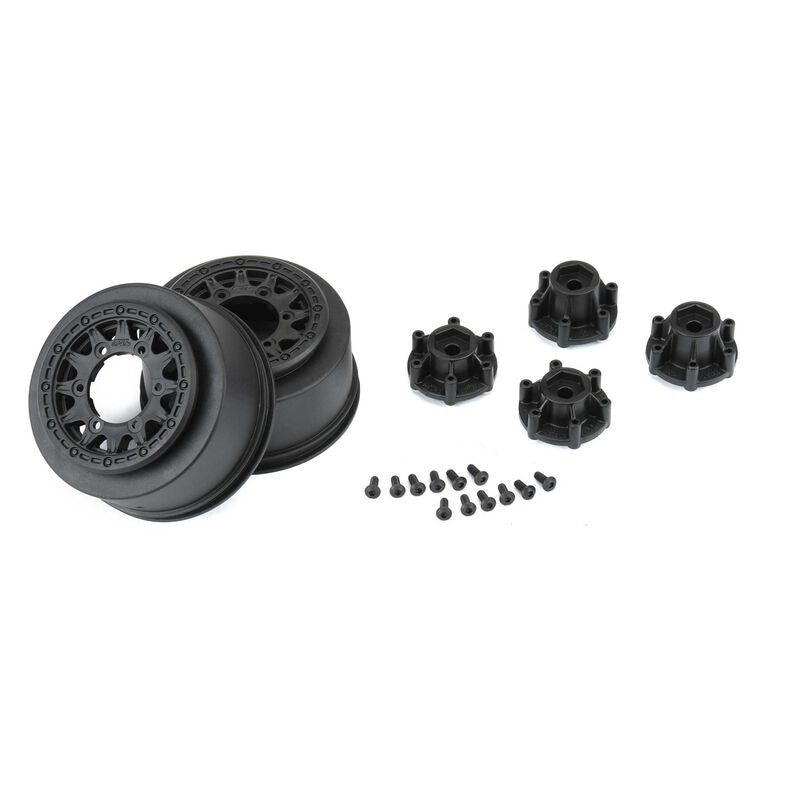 PRO-LINE: Raid 2.2"/3.0" Black 6x30 Whls SC F/R