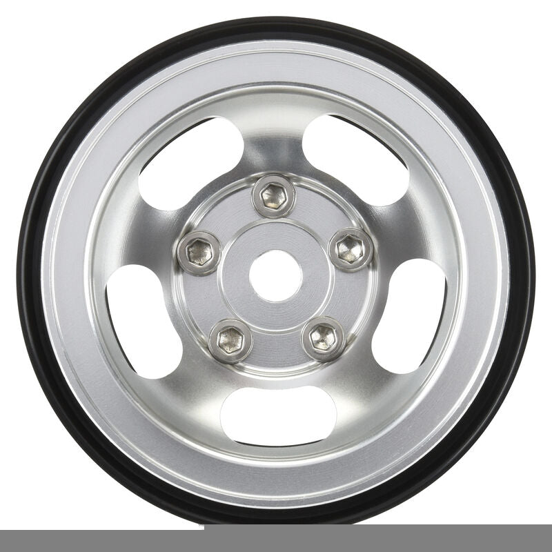 PRO-LINE: 1/10 or UTB18 1/18 Slot Mag Aluminum Front/Rear 1.55" 12mm Rock Crawler Wheels (2)