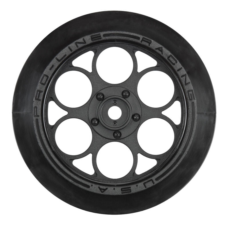 PRO-LINE: Showtime Front Runner 2.2"/2.7" Blk Front Drag Wheels
