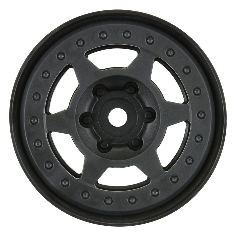 PRO-LINE: 1/10 Holcomb F/R 1.9" Crawler Bead-Lock Wheels (2) Black