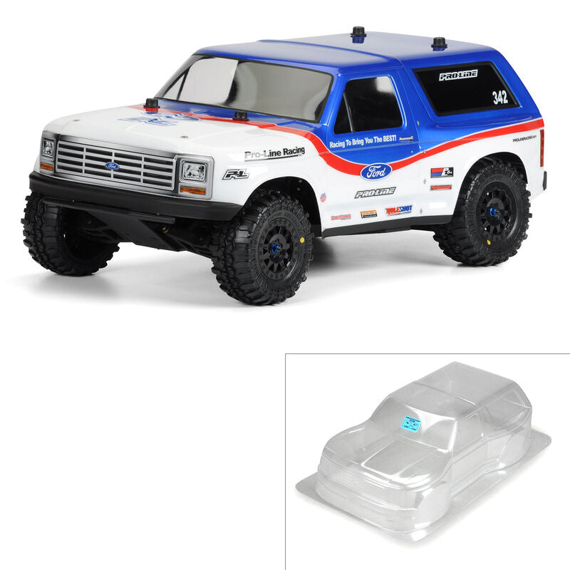 PRO-LINE: 1981 Ford Bronco Clear Body : PRO-2 SC, SLH