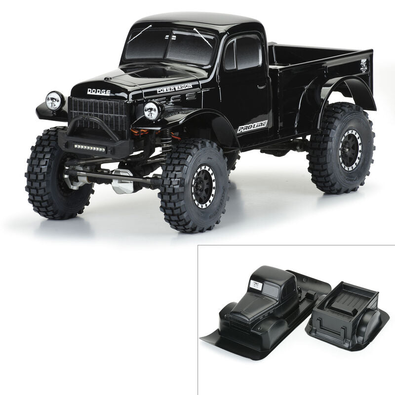 PRO-LINE: 1946 Dodge Power Wagon (Black) 12.3" WB Crawlers