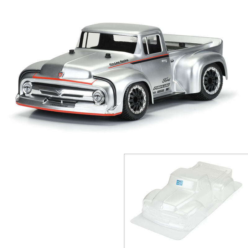 PRO-LINE: 56 Ford F100 St Truck Clear Body-Slsh2wd/4x4/Rally