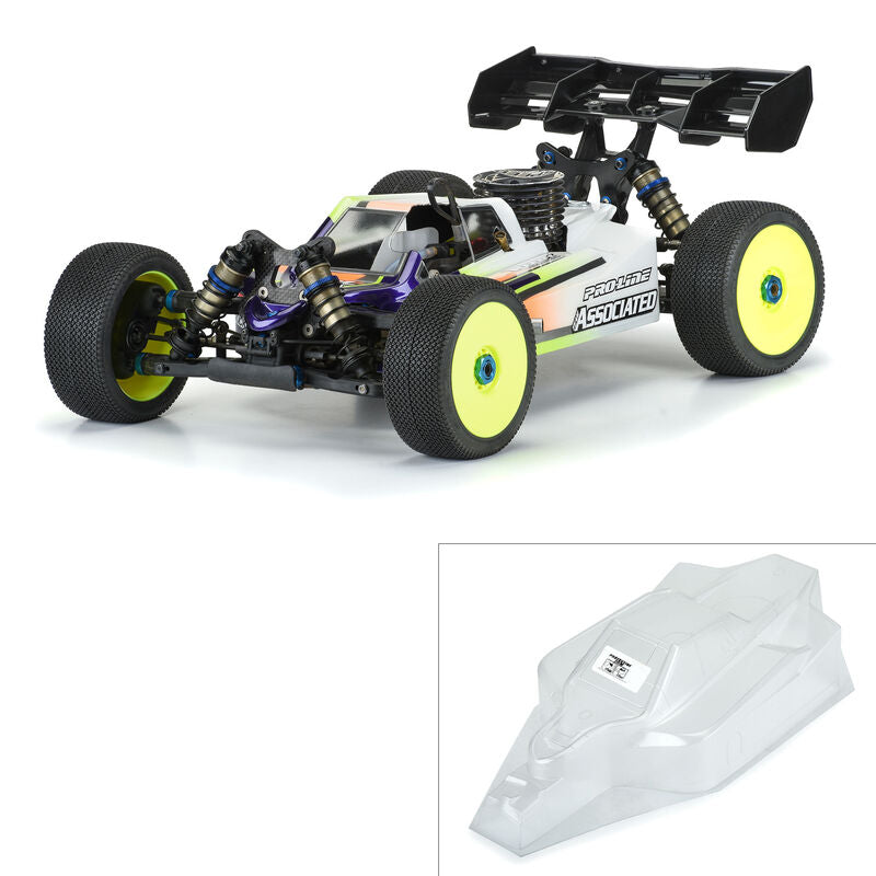 PRO-LINE: Axis Clear Body AE RC8B3.2 & RC8B3.2e (w/LCG Battery)