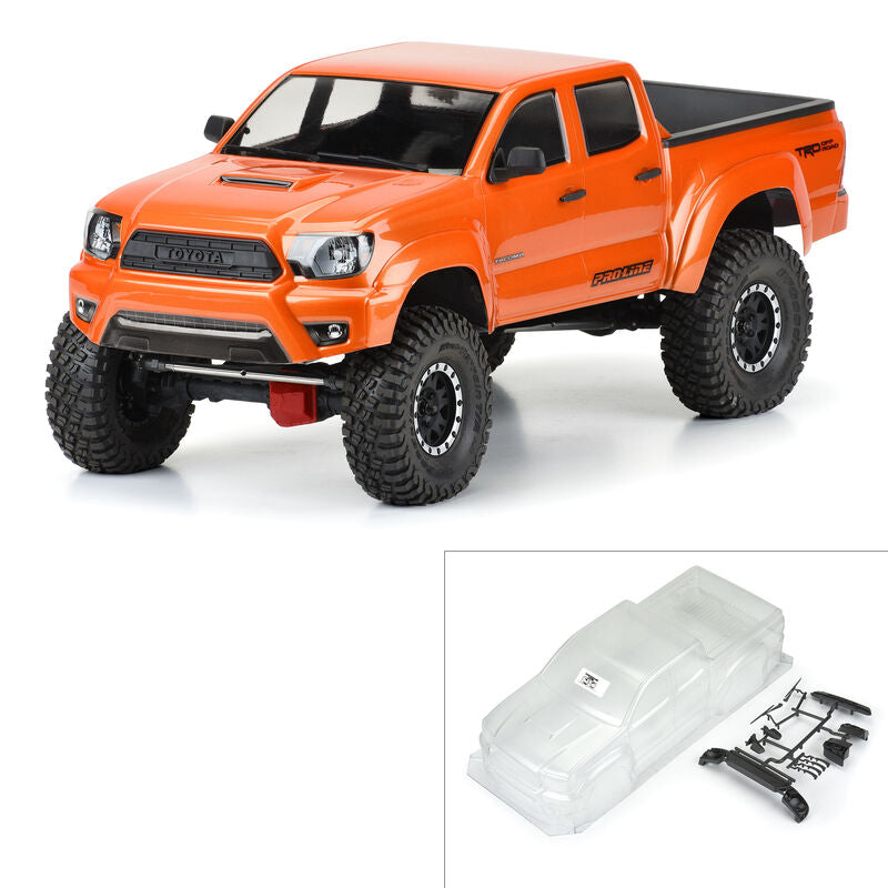 PRO-LINE: 1/10 2015 Toyota Tacoma TRD Pro Clear Body 12.3" WB