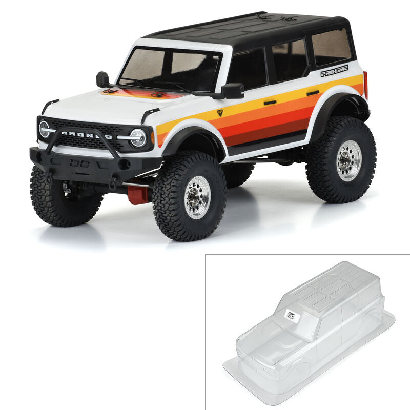 PRO-LINE: 1/10 2021 Ford Bronco Clr Body Set 12.3": Crawlers