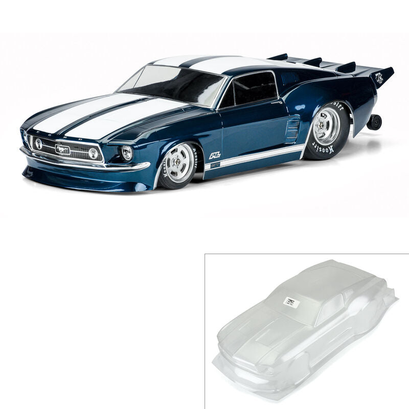 PRO-LINE: 1967 Ford Mustang Clear Body for SC Drag
