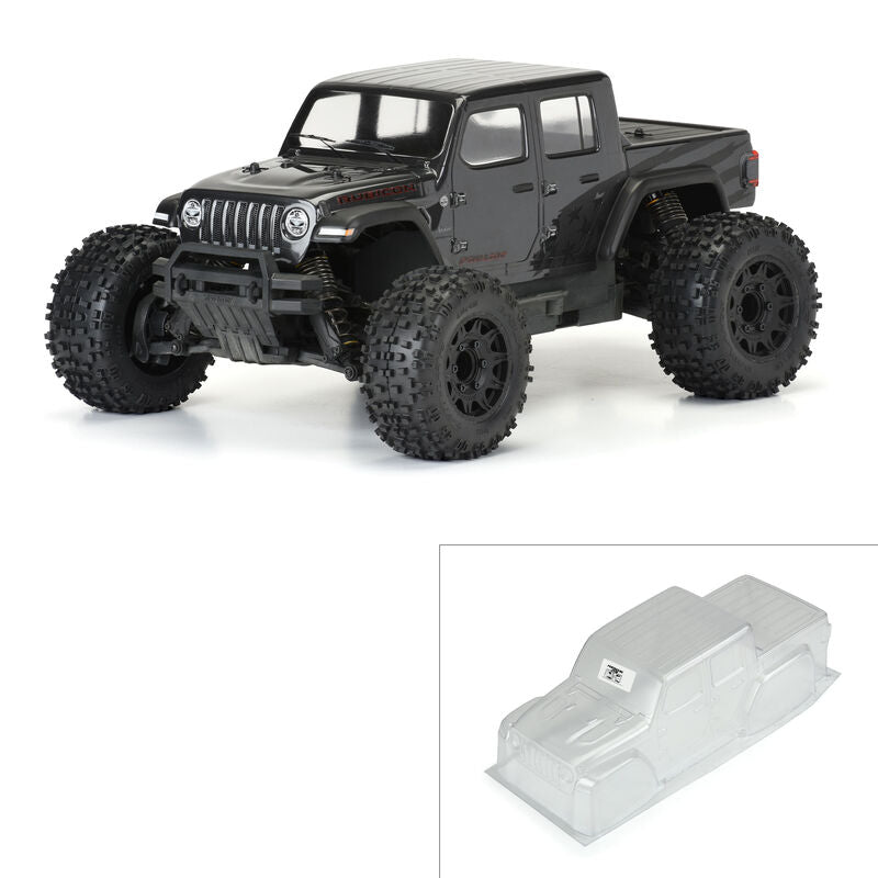 PRO-LINE: 1/10 Jeep Gladiator Rubicon Clear Body: Granite