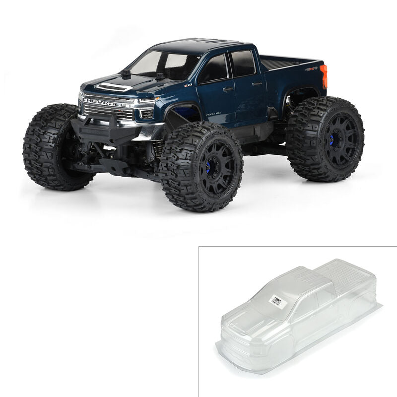 PRO-LINE: 2021 Chevy Silverado Clear Body E-REVO 2.0 & MAXX